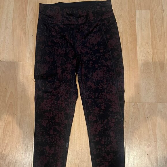 $108 SWEATY BETTY ZERO GRAVITY 7/8 LEGGINGS SIZE M MEDIUM BURDUNGY - Picture 1 of 6